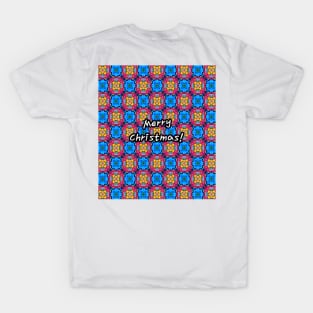 Colorful Christmas tree patterns. T-Shirt